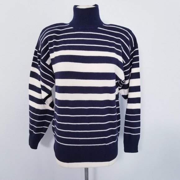 retro striped sweater